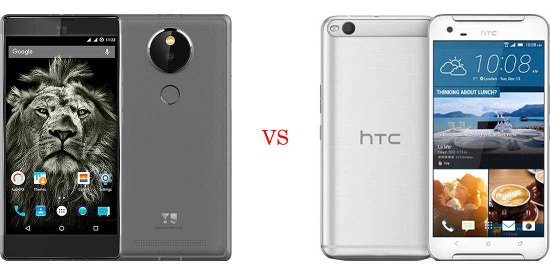 YU Yutopia versus HTC One X9 2